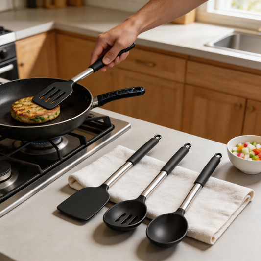 Yoehka 4-Piece Silicone Cooking Utensils Set
